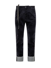 MAURIZIO MASSIMINO - Pantaloni in Velluto a Coste Maurizio Massimino - Blu | Lidia Shopping ® | Official Website