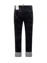 MAURIZIO MASSIMINO - Pantaloni in Velluto a Coste Maurizio Massimino - Blu | Lidia Shopping ® | Official Website