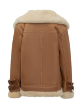 GIOCASTA - Giocasta Giacca in Pelle con Shearling - Beige | Lidia Shopping ® | Official Website