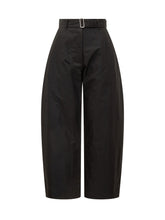STUDIO NICHOLSON - Studio Nicholson Pantaloni Belted Round Leg - Nero - LIDIASHOPPING® - Official Website