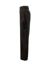 STUDIO NICHOLSON - Studio Nicholson Pantaloni Belted Round Leg - Nero - LIDIASHOPPING® - Official Website