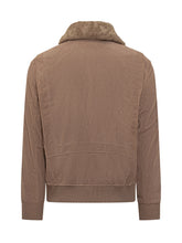 DFOUR - Dfour Suede Shearling Jacket with Flap Pockets - Brown - LIDIASHOPPING® - Official Website