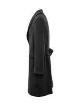 ESTERNO - Cappotto Doppiopetto in Cashmere Nero Esterno - Nero | Lidia Shopping ® | Official Website