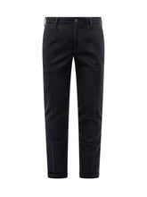 INCOTEX SLACKS - Pantaloni Blu in Lana Incotex - Blu | Lidia Shopping ® | Official Website