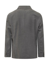 BOSS - Boss Double-Breasted Jacket in Grey Fabric - Grey | Lidia Shopping ® | Official Website