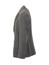 BOSS - Boss Double-Breasted Jacket in Grey Fabric - Grey | Lidia Shopping ® | Official Website