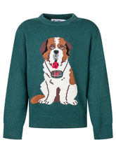 MC2 SAINT BARTH - Green Dog Sweater MC2 Saint Barth Kids - Green | Lidia Shopping ® | Official Website