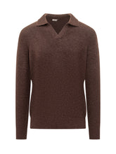 MC2 SAINT BARTH - Saint Barth Brown Sweater with Collar - Brown | Lidia Shopping ® | Official Website