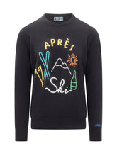 MC2 SAINT BARTH - Saint Barth Black Après Ski Sweater - Black | Lidia Shopping ® | Official Website