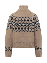 MC2 SAINT BARTH - Myra Donegal High Neck Sweater MC2 Saint Barth - Brown | Lidia Shopping ® | Official Website