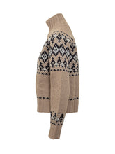MC2 SAINT BARTH - Myra Donegal High Neck Sweater MC2 Saint Barth - Brown | Lidia Shopping ® | Official Website