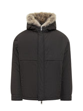 YVES SALOMON - Yves Salomon Parka Nero con Cappuccio in Pelliccia - Nero | Lidia Shopping ® | Official Website
