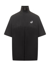 MSGM - T-shirt a Maniche Corte con Zip Msgm - Nero | Lidia Shopping ® | Official Website