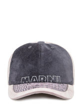 MARNI - Marni Cappellino Baseball Ricamato - Marrone | Lidia Shopping | Official Website