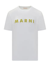 MARNI - T-shirt con Logo Check Marni - Bianco | Lidia Shopping | Official Website
