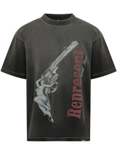 REPRESENT - T-shirt con Stampa Grafica - Nero - LIDIASHOPPING® - Official Website