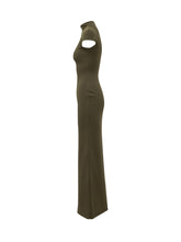 SOLACE LONDON - Abito Lungo Con Collo Alto - Verde | Lidia Shopping | Official Website
