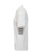 THOM BROWNE - Short-Sleeve Polo - White - LIDIASHOPPING® - Official Website