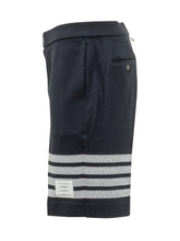 THOM BROWNE - Bermuda Shorts - Blue - LIDIASHOPPING® - Official Website