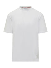 THOM BROWNE - T-Shirt In Cotone Con Vestibilità Regolare - Bianco - LIDIASHOPPING® - Official Website