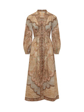 ZIMMERMANN - Abito Midi in Chiffon con Stampa Paisley - Multicolore - LIDIASHOPPING® - Official Website