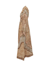 ZIMMERMANN - Abito Midi in Chiffon con Stampa Paisley - Multicolore - LIDIASHOPPING® - Official Website