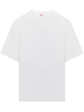 VICTORIA BECKHAM - Oversized Graphic Print T-Shirt - White - LIDIASHOPPING® - Official Website