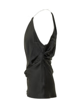 VICTORIA BECKHAM - Chain Detail Cami Top - Black - LIDIASHOPPING® - Official Website