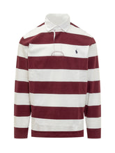 POLO RALPH LAUREN - Polo Ralph Lauren Striped Rugby Shirt - Red - LIDIASHOPPING® - Official Website