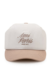 AMI ALEXANDRE MATTIUSSI - Bicolor Cap with Curved Visor and Front Embroidery - Multicolor - LIDIASHOPPING® - Official Website
