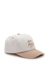 AMI ALEXANDRE MATTIUSSI - Bicolor Cap with Curved Visor and Front Embroidery - Multicolor - LIDIASHOPPING® - Official Website
