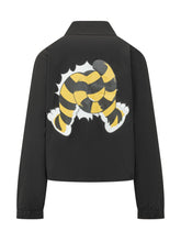 KENZO - Coach Jacket with Print - Black - LIDIASHOPPING® - Official Website