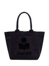 ISABEL MARANT - Borsa Yenky Small con Logo Frontale - Nero - LIDIASHOPPING® - Official Website