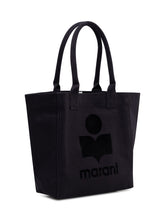 ISABEL MARANT - Borsa Yenky Small con Logo Frontale - Nero - LIDIASHOPPING® - Official Website