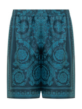 VERSACE - Shorts - Blue - LIDIASHOPPING® - Official Website