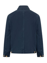 VERSACE - Utility Jacket With Pockets - Blue - LIDIASHOPPING® - Official Website