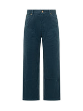 VERSACE - Wide Leg Denim Pants with Pockets - Blue - LIDIASHOPPING® - Official Website