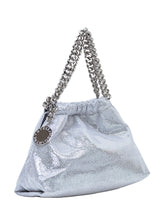 STELLA MCCARTNEY - Borsa Falabella Mini con Coulisse - Argento | Lidia Shopping ® | Official Website