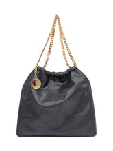 STELLA MCCARTNEY - Borsa Falabella Medium - Nero - LIDIASHOPPING® - Official Website