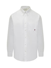 DROLE DE MONSIEUR - Embroidered Logo Shirt - White - LIDIASHOPPING® - Official Website