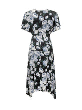STELLA MCCARTNEY - Asymmetric Floral Midi Dress - Multicolor - LIDIASHOPPING® - Official Website