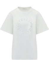 STELLA MCCARTNEY - Studded Logo T-Shirt - White - LIDIASHOPPING® - Official Website