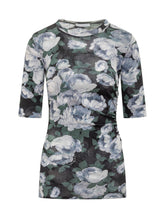 STELLA MCCARTNEY - Floral Mesh Short-Sleeve Top - Multicolor - LIDIASHOPPING® - Official Website