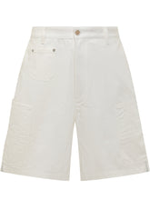 GIVENCHY - Bermuda Cargo Uomo - White - LIDIASHOPPING® - Official Website