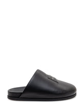 GIVENCHY - Mules in Pelle con Logo - Nero - LIDIASHOPPING® - Official Website