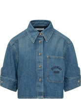GIVENCHY - Giacca in Denim Mini Robe - Blu | Lidia Shopping ® | Official Website