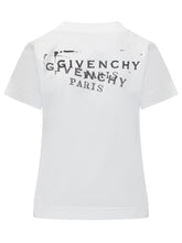GIVENCHY - T-Shirt Logo Ricamato - Bianco | Lidia Shopping ® | Official Website