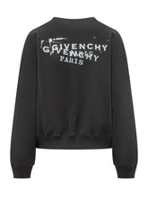 GIVENCHY - Crewneck Sweatshirt With Graphic Print - Black - LIDIASHOPPING® - Official Website