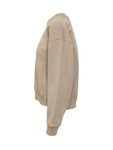GIVENCHY - Crewneck Sweatshirt With Embroidered Logo - Beige - LIDIASHOPPING® - Official Website