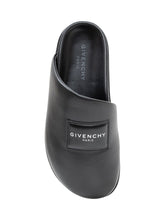 GIVENCHY - Mule con Tomaia Liscia e Logo - Nero - LIDIASHOPPING® - Official Website